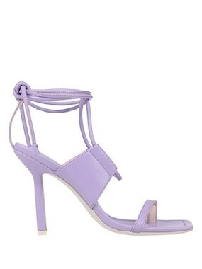 Kat Maconie Lace-Up Lilac Stiletto Sandals - Women